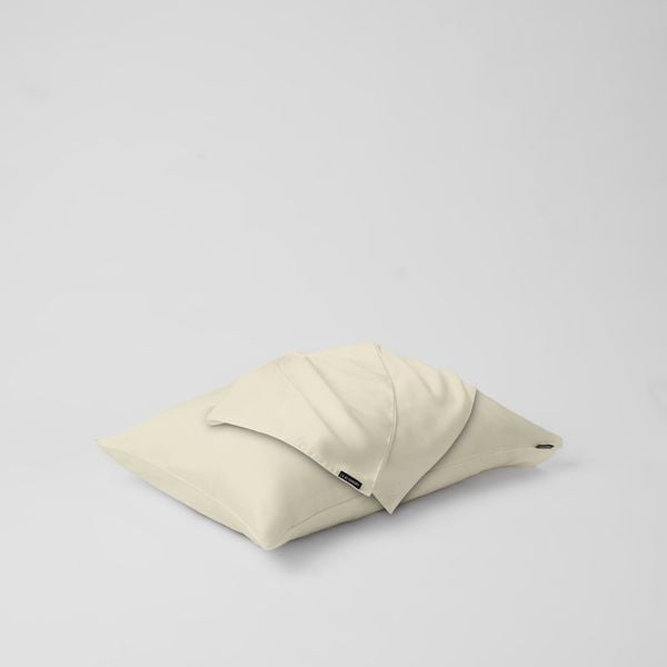  Vỏ gối nằm trơn | Lụa Tencel | 50cmx70cm, 35cmx50cm | Túi lồng ruột | Kem Sữa | Mềm mại | VGTC00049 | À Ơi Concept 