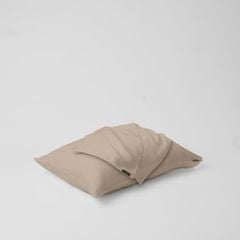  Vỏ gối nằm trơn | Lụa Tencel | 50cmx70cm, 35cmx50cm | Túi lồng ruột | Nâu Sữa | Mềm mại | VGTC00053 | À Ơi Concept 