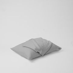  Vỏ gối nằm trơn | Lụa Tencel | 50cmx70cm, 35cmx50cm | Túi lồng ruột | Xám Ghi | Mềm mại | VGTC00061 | À Ơi Concept 
