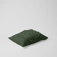 Vỏ gối nằm trơn | Lụa Tencel | 50cmx70cm, 35cmx50cm | Túi lồng ruột | Xanh Army | Mềm mại | VGTC00068 | À Ơi Concept 