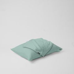  Vỏ gối nằm trơn | Lụa Tencel | 50cmx70cm, 35cmx50cm | Túi lồng ruột | Xanh Hannah | Mềm mại | VGTC00073 | À Ơi Concept 