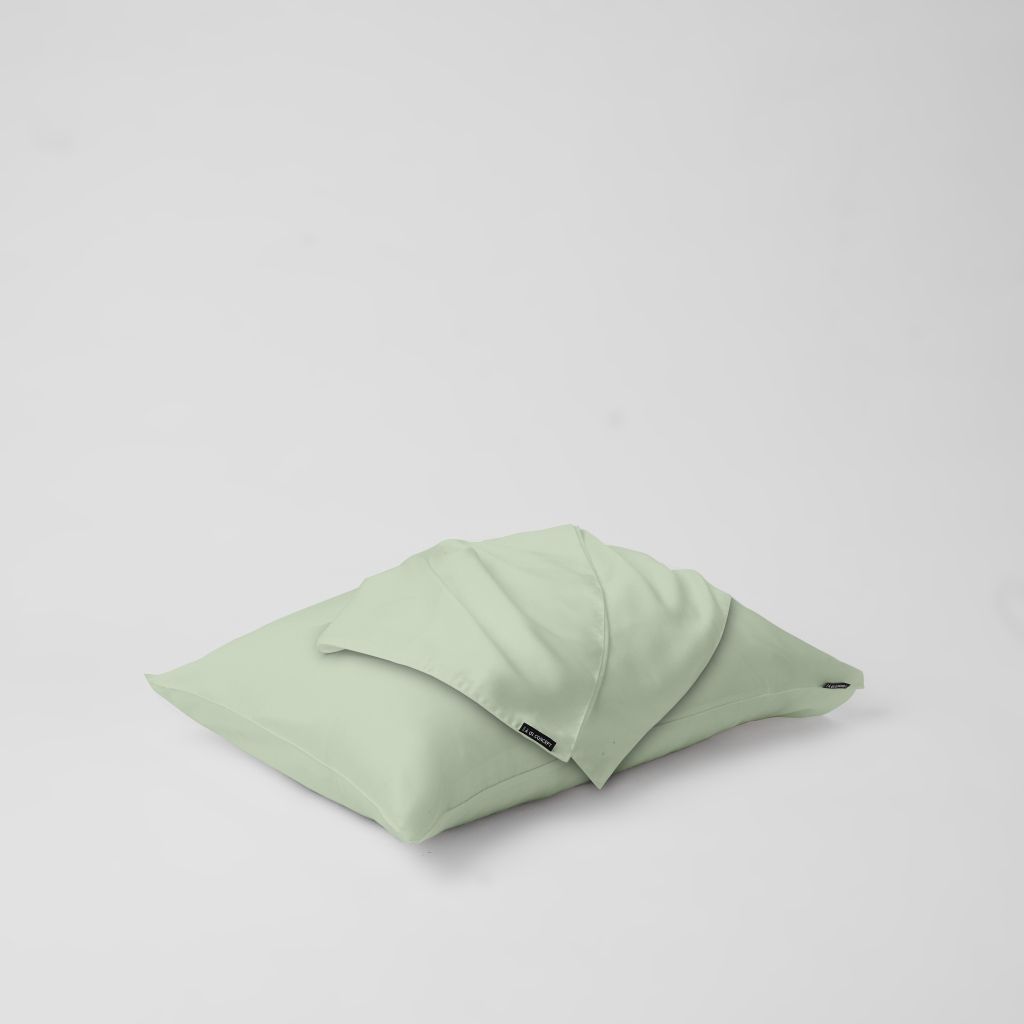 Vỏ gối nằm trơn | Lụa Tencel | 50cmx70cm | Túi lồng ruột | Xanh Lime | Mềm mại | VGTC00077 | À Ơi Concept