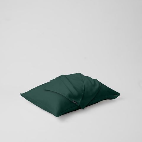  Vỏ gối nằm trơn | Lụa Tencel | 50cmx70cm, 35cmx50cm | Túi lồng ruột | Xanh Rừng | Mềm mại | VGTC00080 | À Ơi Concept 