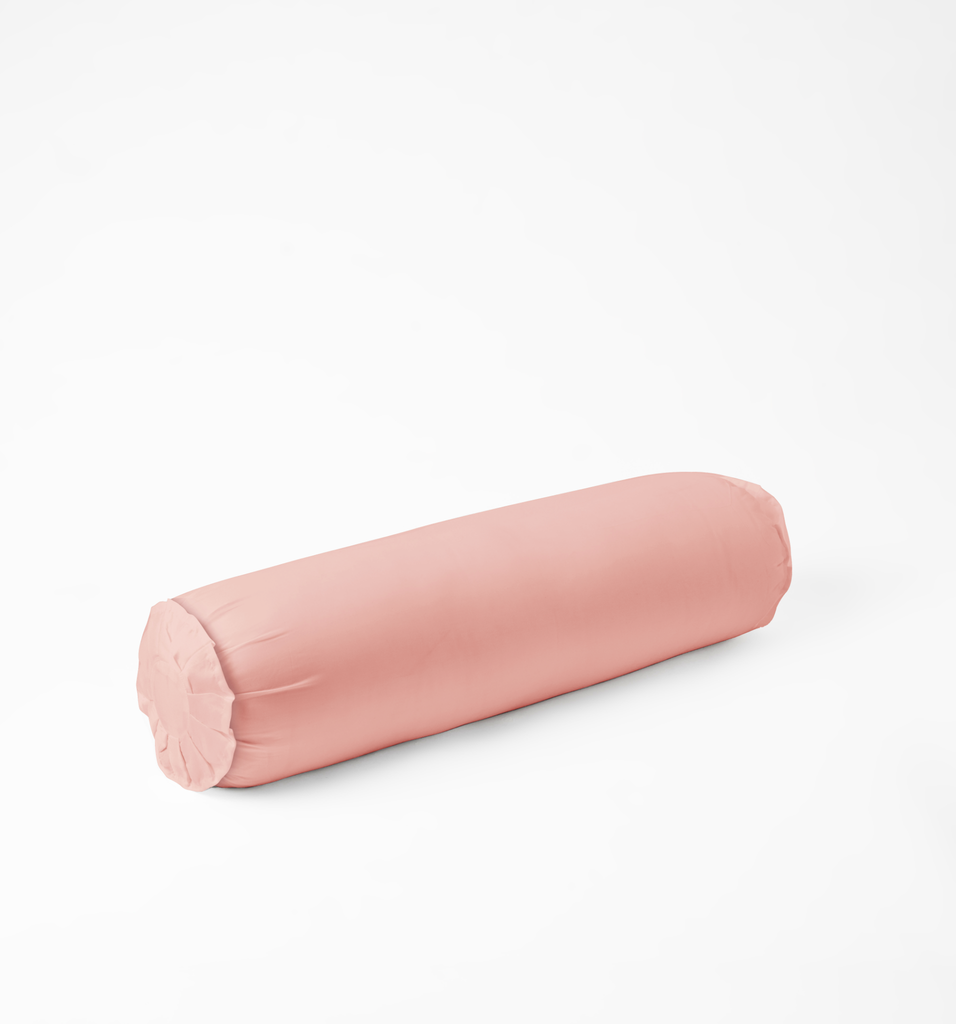 Vỏ gối ôm | Lụa Tencel | 37 x 100 cm| Mềm mại, Thoáng khí | Hồng Salmon (light) | VGTC00084 | À Ơi Concept