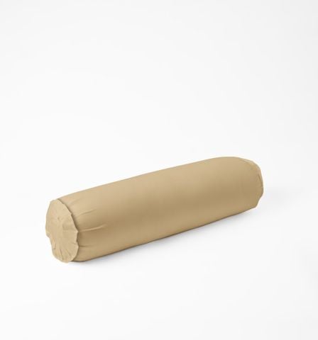  Vỏ gối ôm | Lụa Tencel | 37 x 100 cm | Mềm mại, Thoáng khí | Nâu Cà Phê | VGTC00088 | À Ơi Concept 