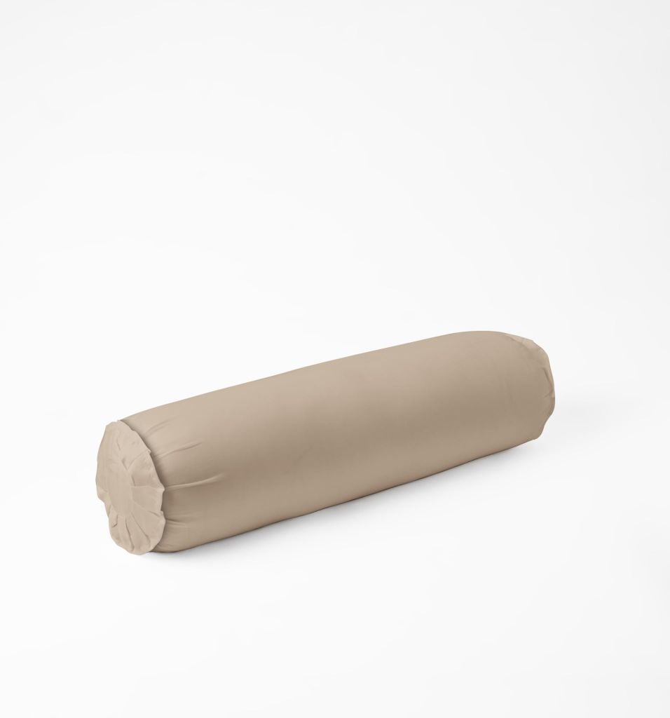 Vỏ gối ôm | Lụa Tencel | 37 x 100 cm| Mềm mại, Thoáng khí | Nâu Sữa | VGTC00091 | À Ơi Concept