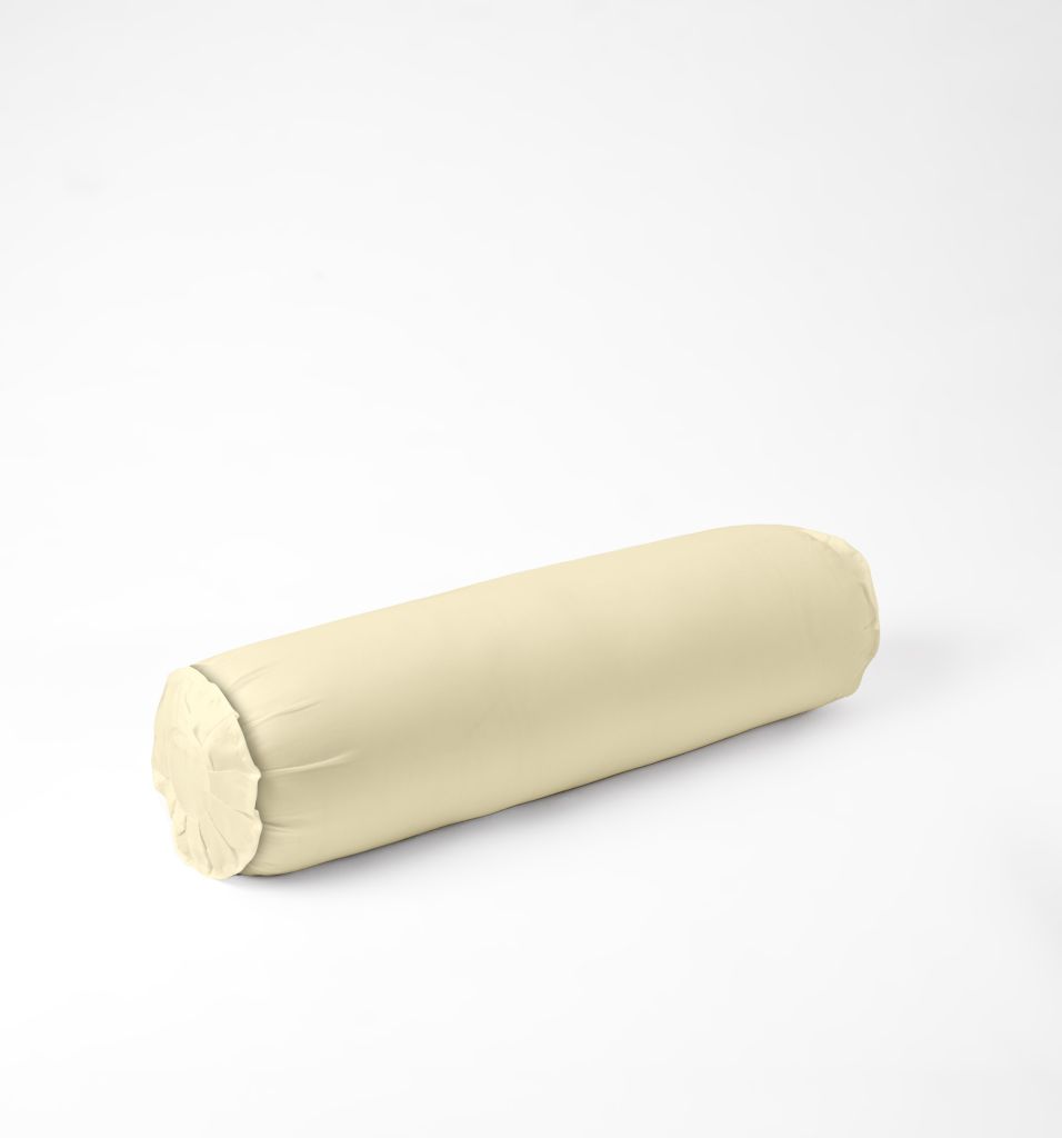 Vỏ gối ôm | Lụa Tencel | 37 x 100 cm | Mềm mại, Thoáng khí | Trắng Kem | VGTC00096 | À Ơi Concept