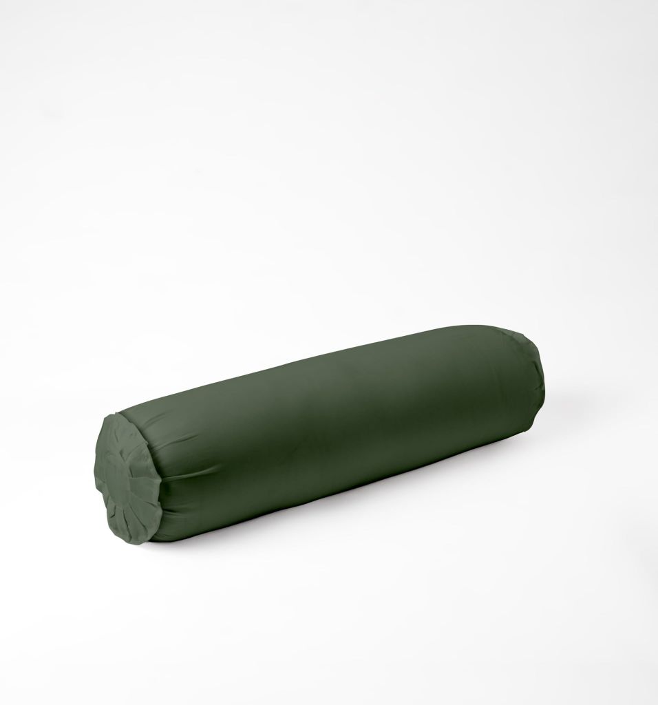 Vỏ gối ôm | Lụa Tencel | 37 x 100 cm | Mềm mại, Thoáng khí | Xanh Army | VGTC00106 | À Ơi Concept