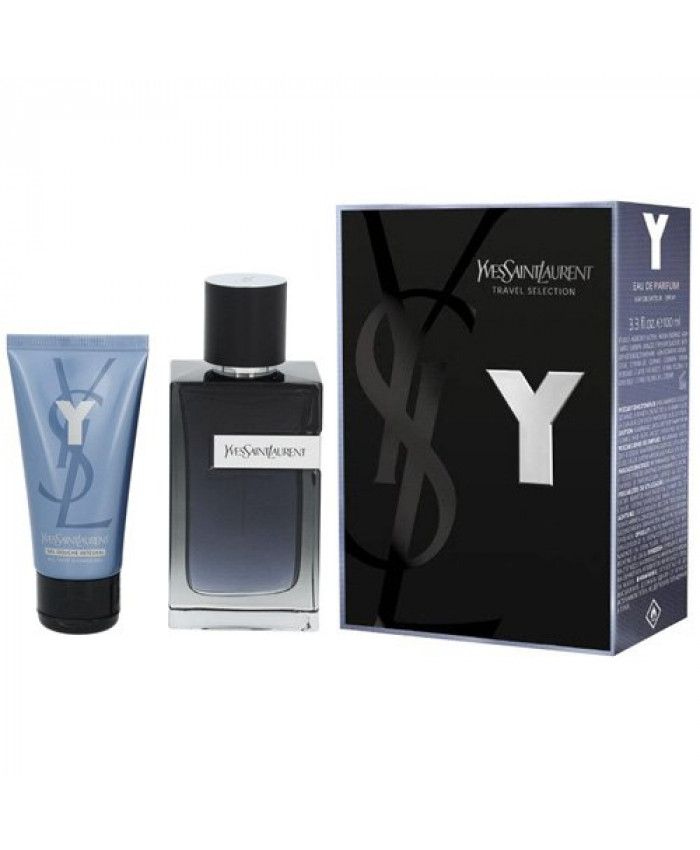 Giftset YSL Y Eau De Parfum - Nước Hoa 100ml + Sữa Tắm 50ml