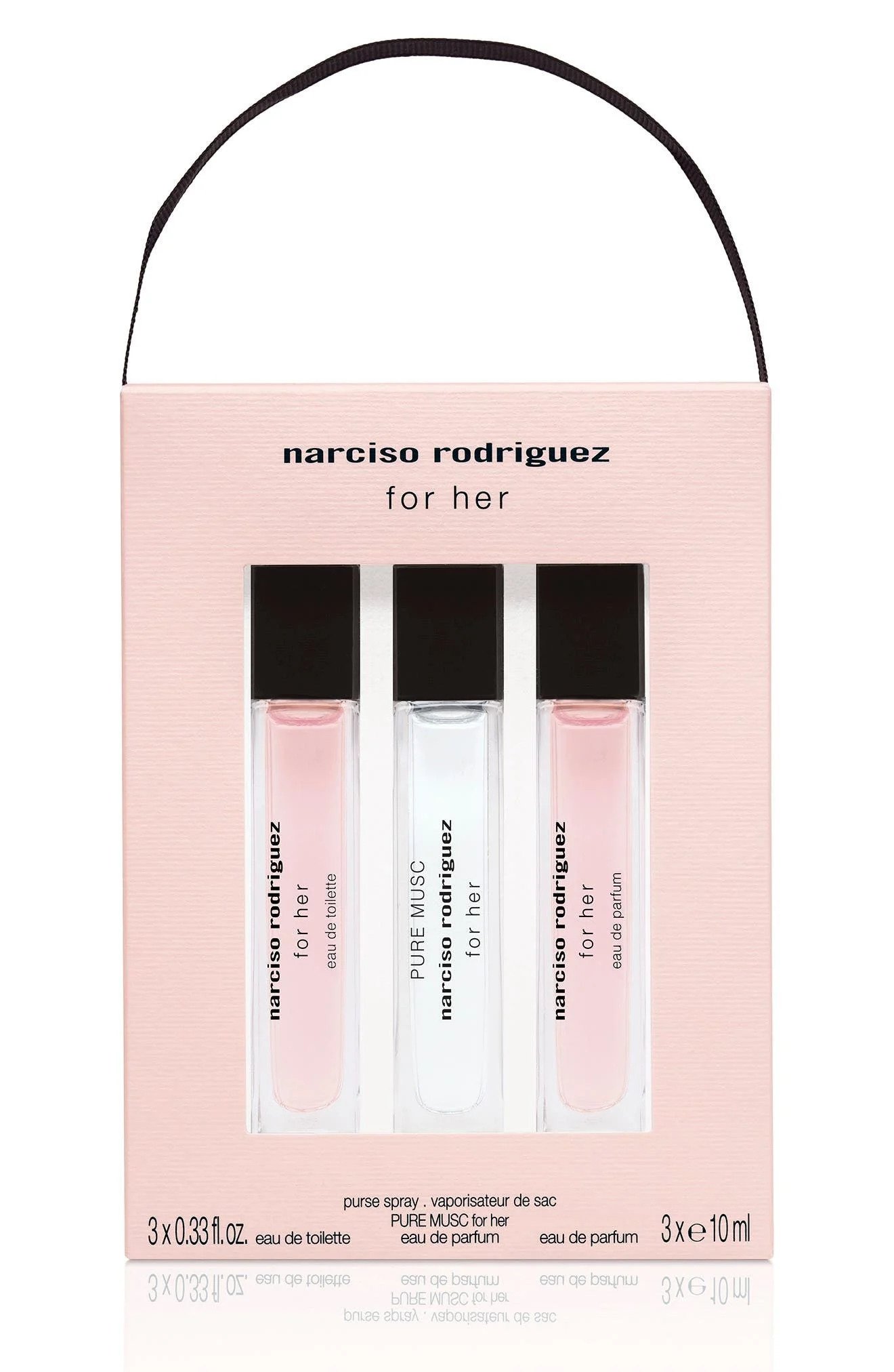 Giftset Narciso Rodriguez 3x10ml - Narciso Pure Musc + Narciso For Her Eau De Parfum + Narciso For Her Eau De Toilette