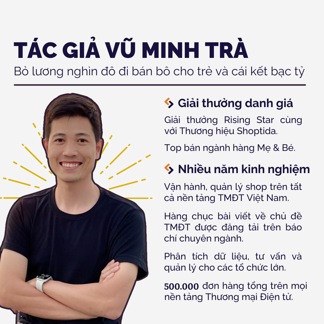  Sách Mở Khóa Thương Mại Điện Tử Việt Nam - Hành Trình 15 Năm Trở Thành Best Seller - Tác Giả Vũ Minh Trà 