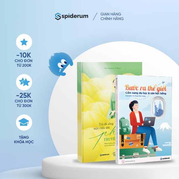  Sách - Combo Tôi Đã Sống Một Cuộc Đời Phi Truyền Thống + Bước Ra Thế Giới: Cẩm Nang Săn Học Bổng và Du Học 