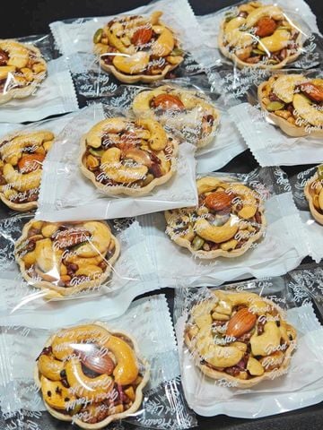 Bánh Hoa Mai Mix Hạt Dinh Dưỡng, Bánh Đồng Tiền Mix Hạt Dinh Dưỡng Giòn Ngon