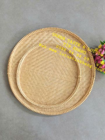 Mẹt Tre Đựng Thực Phẩm, Mẹt Mây Tre đan Thủ Công Mỹ Nghệ, Mẹt Tre Decor, Khay Tre, Phụ Kiện Chụp Ảnh-Thủ Công Mỹ Nghệ-MTTLTK02-02
