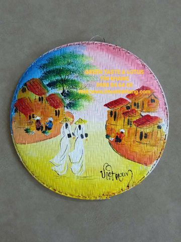 Mẹt Tre, Khay Tre, Mẹt Mây Tre đan vẽ Thủ Công Mỹ Nghệ Đẹp Tinh Tế dùng để Decor, Phụ Kiện Chụp Ảnh, Quà Tặng Ý Nghĩa-MTVLTK03-10