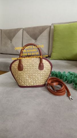 Túi Xách Cỏ Bàng Quai Đeo Chéo Thời Trang, Túi Cói Baby nhỏ Xinh, Chuẩn Đẹp-Túi Xách Dự Tiệc, Dạo Phố TXBMNQSLTK10-02