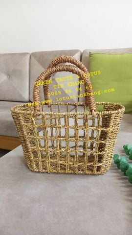 Giỏ Tre, Giỏ Cói Đựng Quà, Giỏ Picnic, Hộp Quà Tặng Sang Trọng, Chắc Chắn-GDQKSLTK03