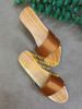 Guốc Gỗ, Guốc Mộc Cao Gót 5cm Quai Lụa Sang Trọng, Chuẩn Đẹp-GGCG5QLLTK02-01