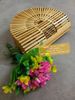 Túi Xách Tre Handmade Hình Bán Nguyệt duyên dáng-Giỏ xách Thời Trang Hình Bán Nguyệt