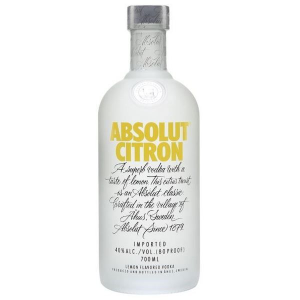  Absolut Vodka Citron 750ml 