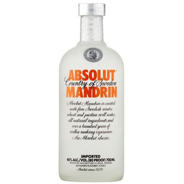  Absolut Vodka Mandrin 50ml 