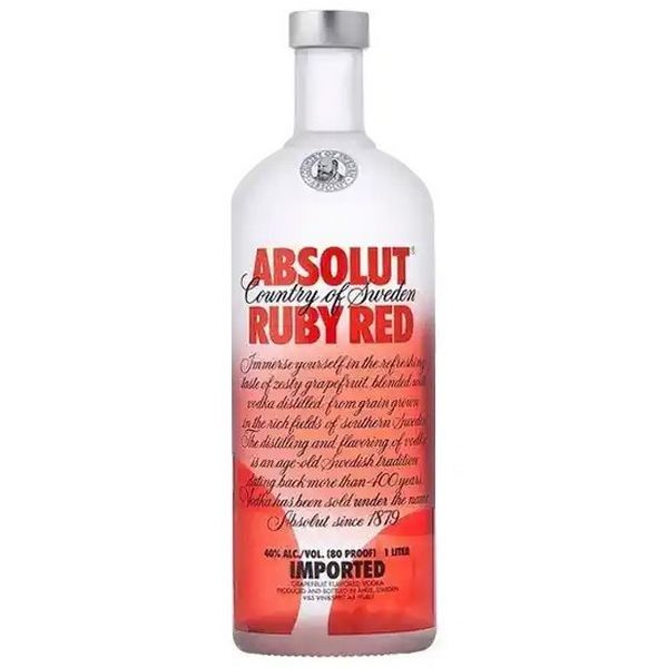  Absolut Vodka Ruby Red 750ml 