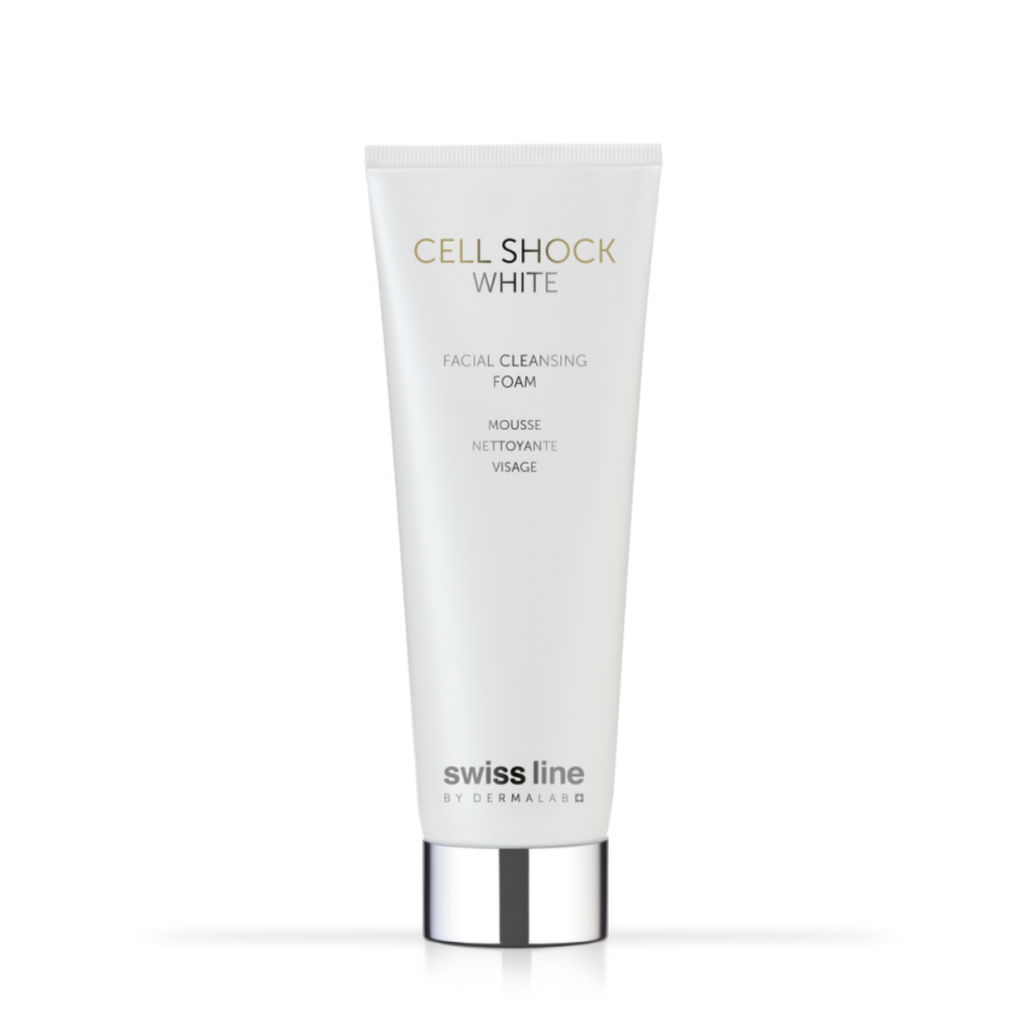 Sữa rửa mặt SWISSLINE Facial Cleansing Foam trắng sáng, tinh khiết, láng mịn bề mặt da tối màu 160ml