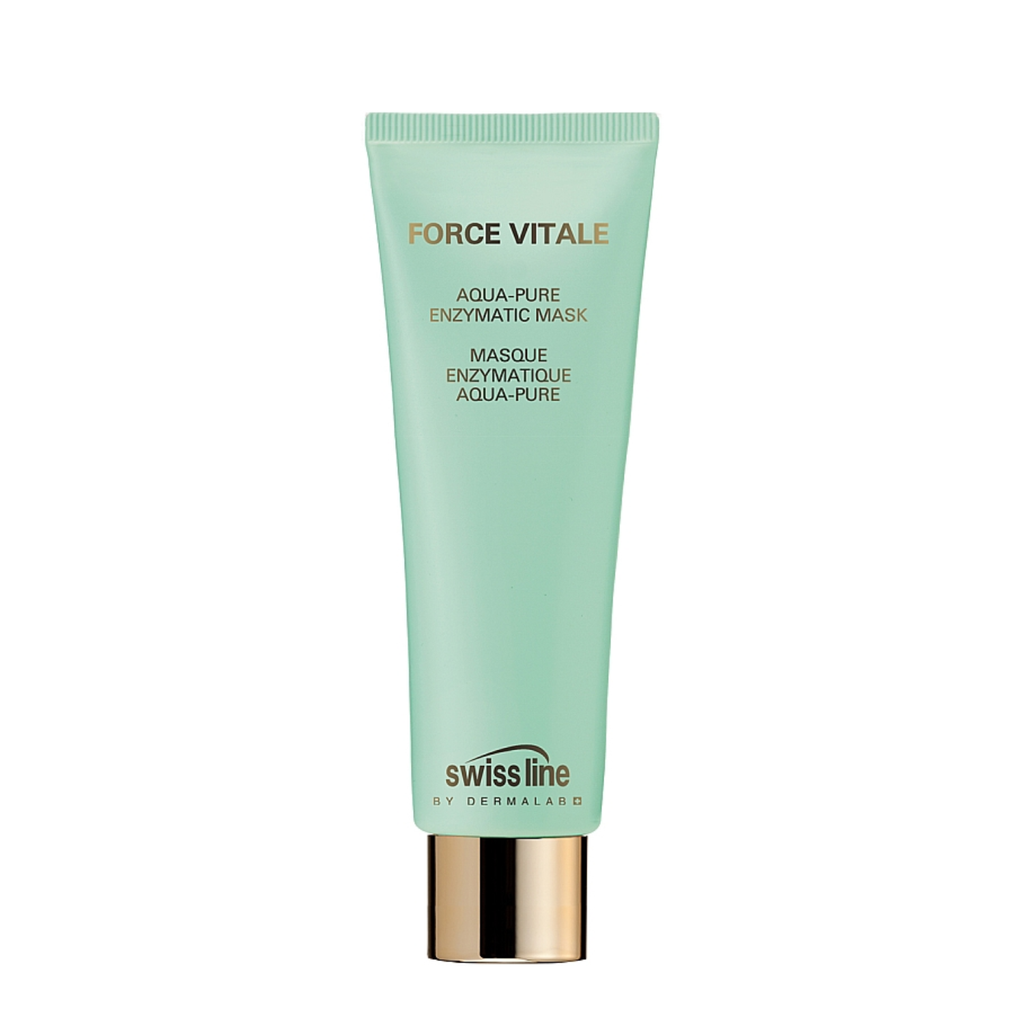 Mặt nạ SWISSLINE Aqua - Pure Enzymatic Mask giải độc, hút sạch dầu nhờn, se khít lỗ chân lông 75ml
