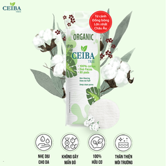 Bông Tẩy Trang Ceiba 100% Organic 80 miếng