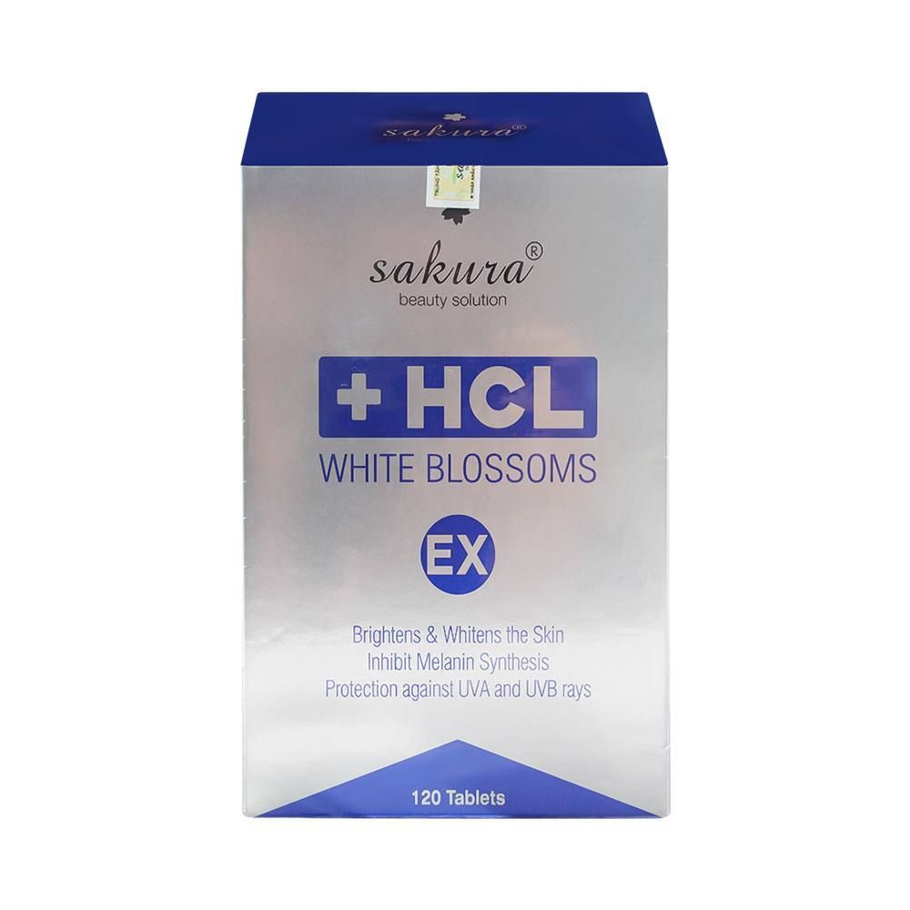 Viên uống hỗ trợ giảm nám Sakura HCL White Blossoms 120 viên