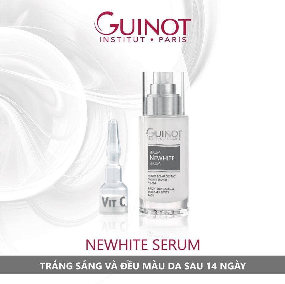 Set Serum C Guinot Newhite Vitamin làm trắng trị đốm nâu tàn nhang và –  Ruby Nguyễn Beauty & Spa
