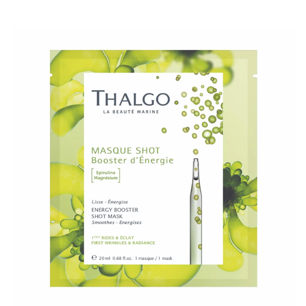 Mặt nạ THALGO Energy Booster Shot Mask tăng cường năng lượng, làm mịn nếp nhăn 20ml