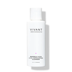 Sữa rửa mặt & body Vivant Skincare Mandelic Acid 3-In-1 Exfoliating Cleanser dành cho da mụn 115ml