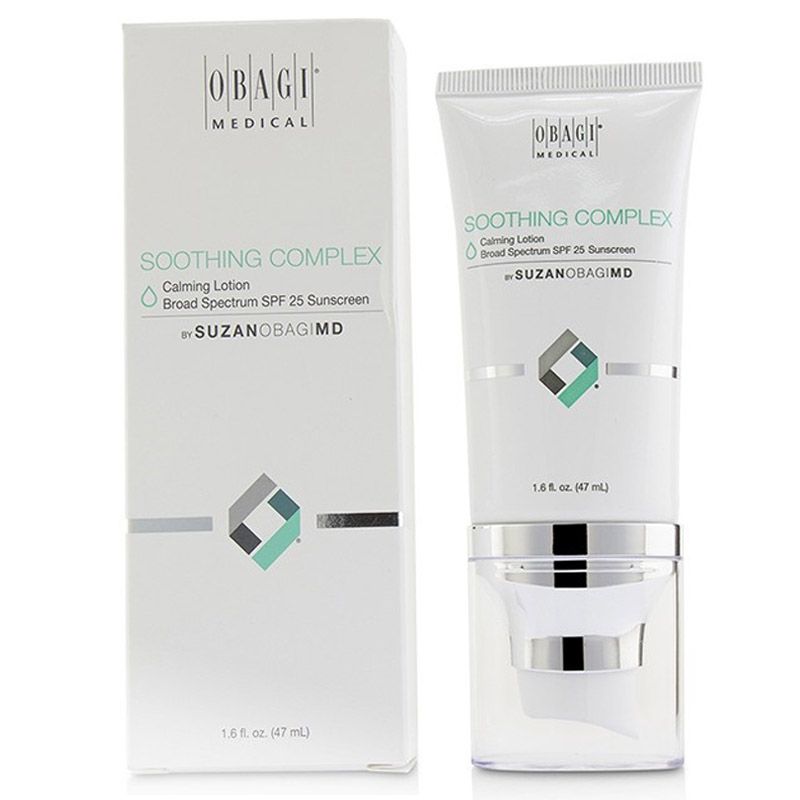 Kem phục hồi dưỡng da sau xâm lấn OBAGI SuzanObagiMD Soothing Complex Caming Lotion Broad Spectrum SPF25