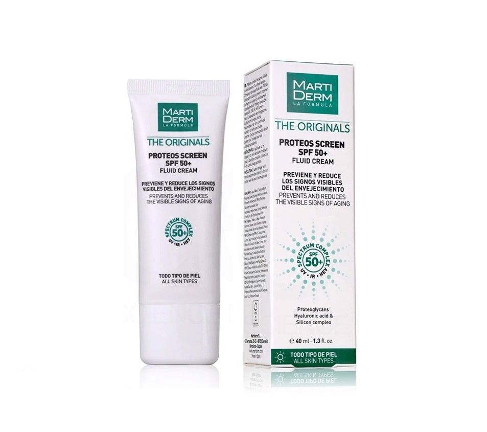 Kem Chống Nắng MARTIDERM The Originals Proteos Screen SPF50+ Fluid Cream Ngừa Lão Hóa