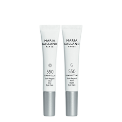 Bộ đôi kem mắt ngày & đêm Maria Galland 550 Lumin'Eclat Eye Contour Dou giảm nếp nhăn, quầng thâm, bọng mắt