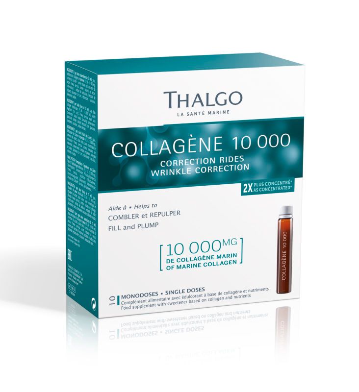 Nước uống THALGO Collagen 10000 Làm Mờ Nếp Nhăn, Ngăn Ngừa Lão Hóa