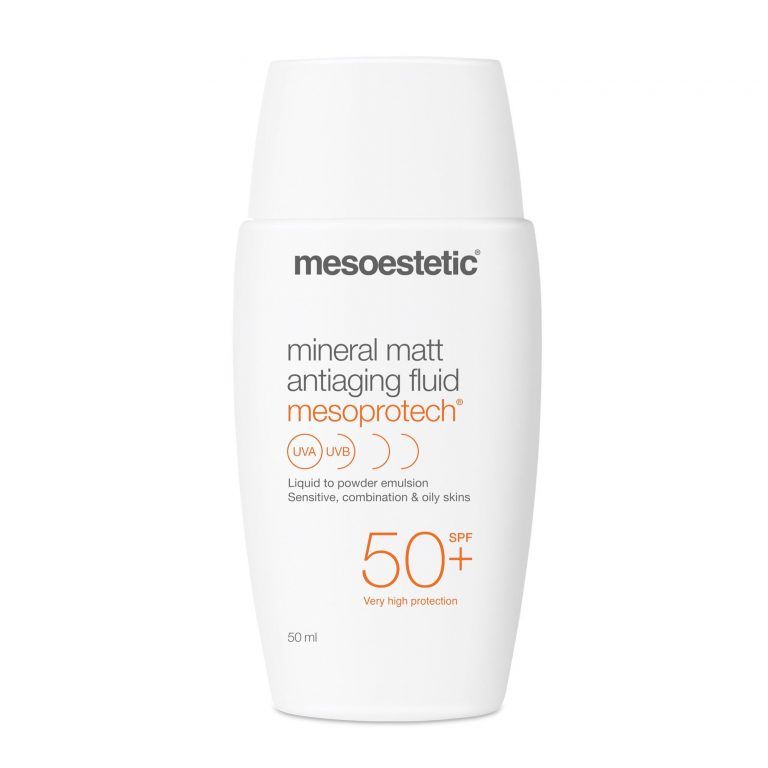 Kem chống nắng chống lão hóa Mesoestetic Mesoprotech Mineral Matt SPF50