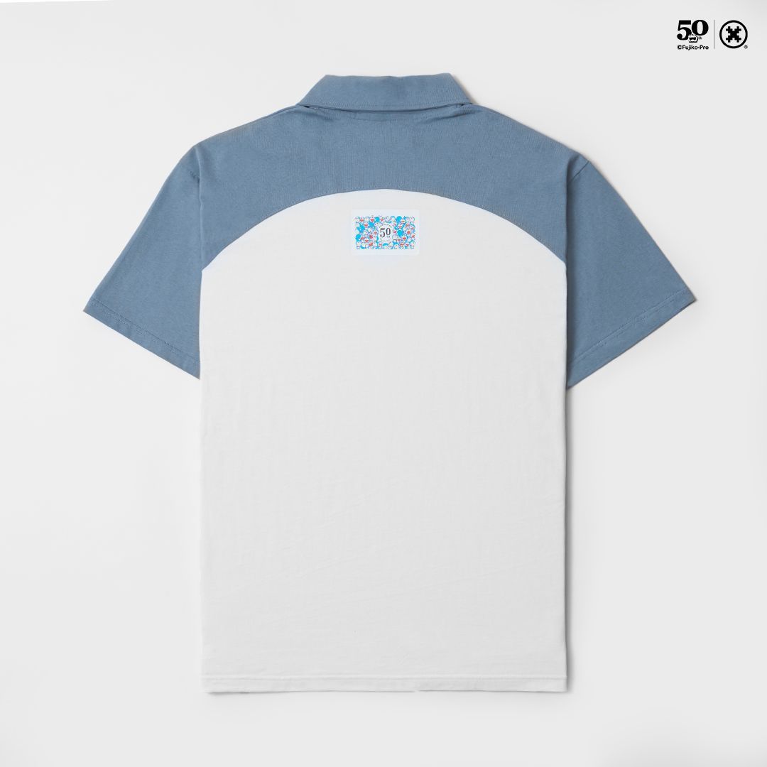  Doraemon + Collectors Stone Blue Polo "Dorayaki" 