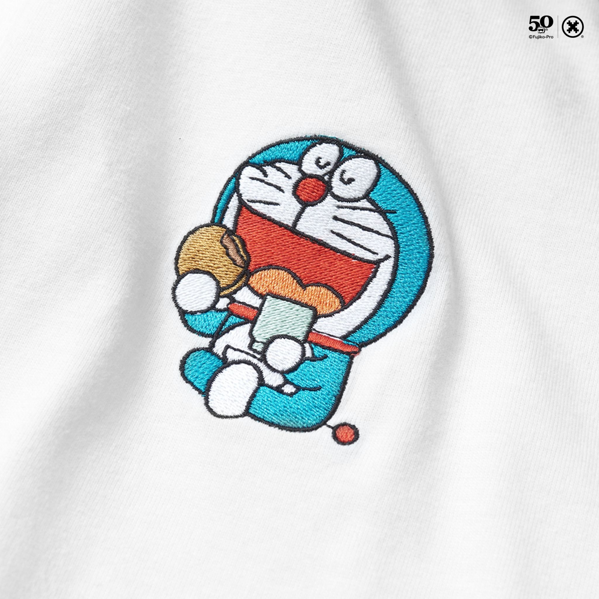  Doraemon + Collectors Stone Blue Polo "Dorayaki" 