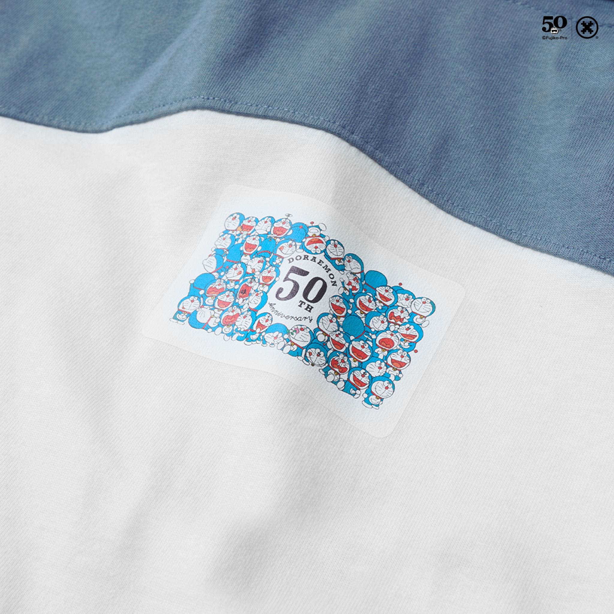  Doraemon + Collectors Stone Blue Polo "Dorayaki" 