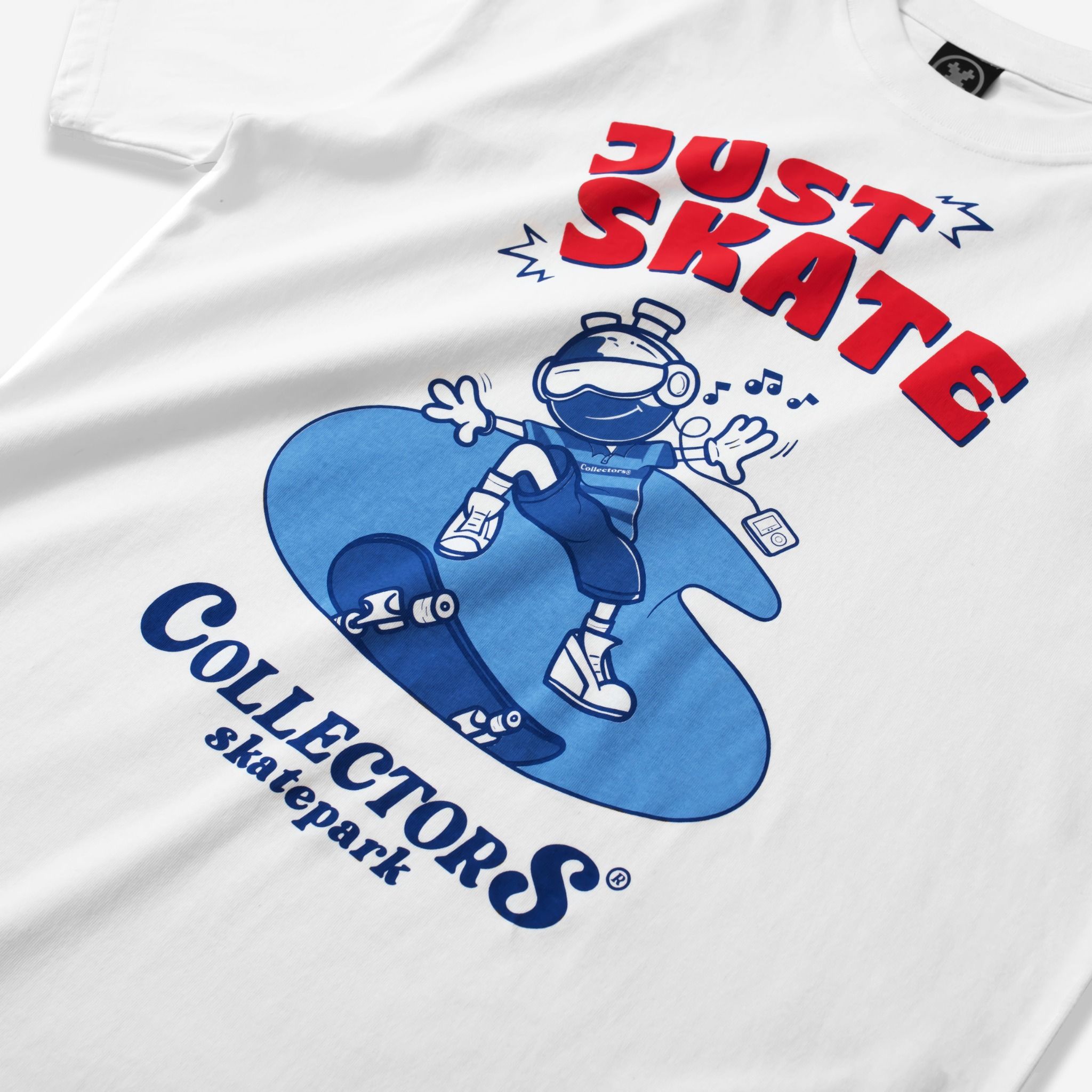  Dr.Bon White Tee “Skater” 