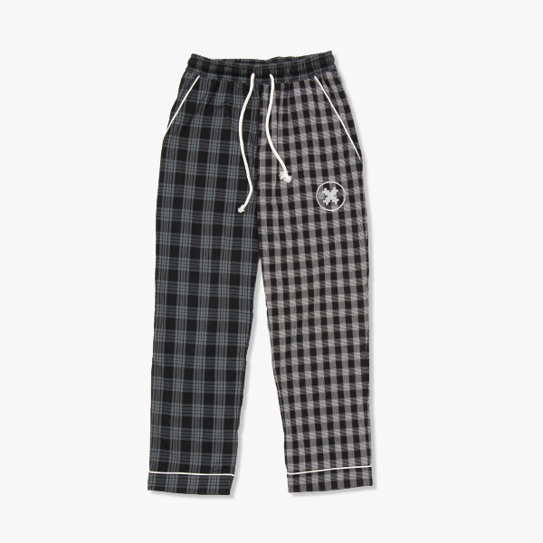  Essential Two-Tone Hotel Pants "Grey Plaid" 