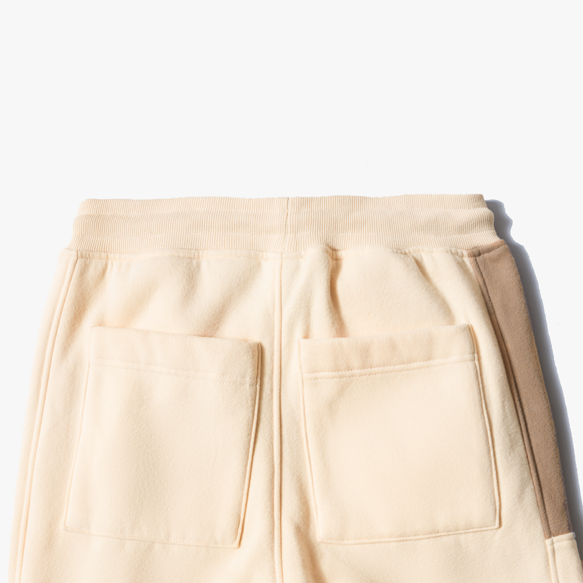  University Beige Sweatpants "Cut & Sew” 