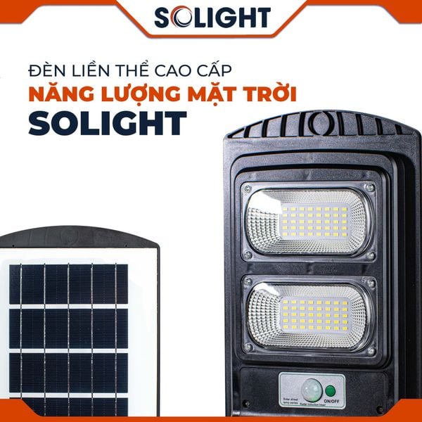 Đèn đường năng lượng mặt trời SL-LT04 60W liền thể