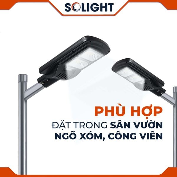 Đèn đường năng lượng mặt trời SL-LT04 60W liền thể