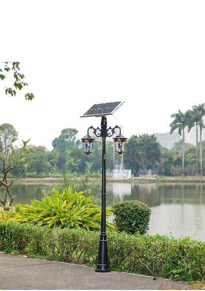 Đèn cột sân vườn năng lượng mặt trời SH-SV02