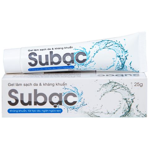  Gel làm sạch da và kháng khuẩn Subạc Spaphar tái tạo da, ngăn ngừa sẹo (25g) 