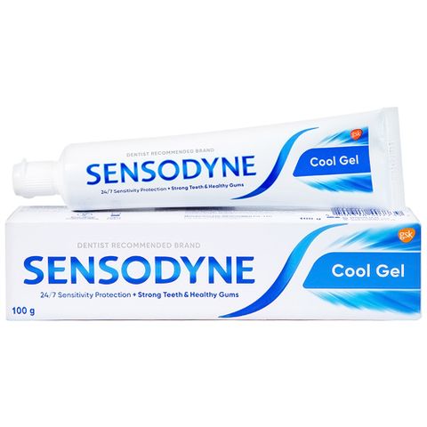  Kem đánh răng Sensodyne Cool Gel mát lạnh, bảo vệ răng ê buốt mỗi ngày (100g) 