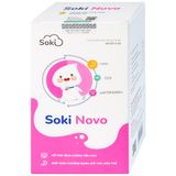  Bột hòa tan Soki Novo hỗ trợ tăng cường tiêu hóa, giúp giảm chướng bụng (18 gói x 3g) 